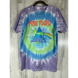 Liquid Blue Pink Floyd Tie Dye Tshirt Size‎ Medium